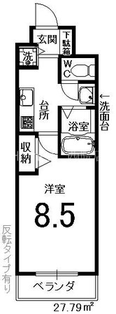 CASA GRAN洛西の物件間取画像